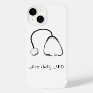 Coque Pour iPhone 14 Médecin stéthoscope Infirmière MD 4Mark