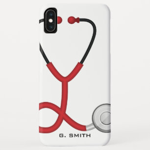 Case-Mate iPhone Case Médecins et infirmières  Nom du stéthoscope Mé