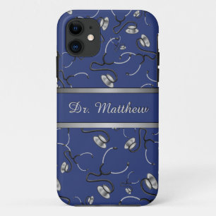 Coque iPhone 11 Médicale, infirmière, stéthoscopes thématiques par