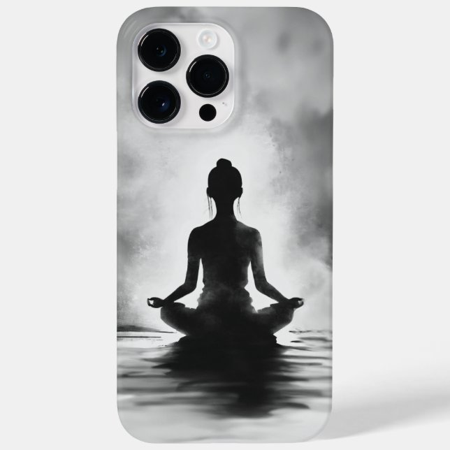 Coques Case-Mate iPhone Méditation Yoga Instructeur Lotus Pose Peinture à  (Verso)