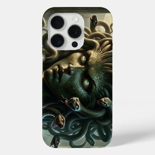 Coques Case-Mate iPhone Medusa Stare de la mort Tête des serpents (Verso)