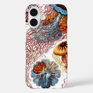 Coque Pour iPhone 16 Méduse vintage par Ernst Haeckel, Discomedusae