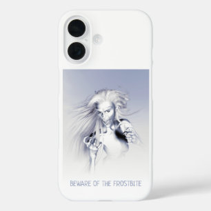 Coque Pour iPhone 16 Méfiez-vous du gel. Vampire de glace