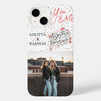 Coque Pour iPhone 14 Meilleur ami 4 fois Ensemble pour toujours | Photo