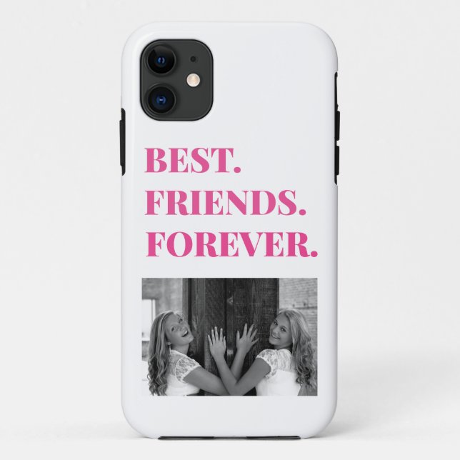 Coques Case-Mate iPhone Meilleur ami BFF Bestie Photo (Dos)