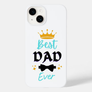 Coque Pour iPhone 14 Meilleur cadeau de père Ever élégant 2025