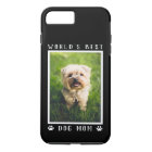 Meilleur chien maman Empreintes de pattes animal d