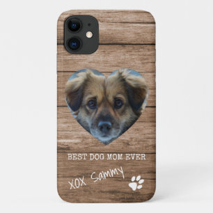 Case-Mate iPhone Case Meilleur Chien Maman Jamais Rustique Empreinte de 