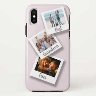 Case-Mate iPhone Case Meilleur Grand-Mère Jamais 3 Photo Collage rose