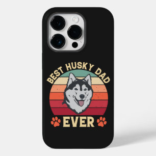 Coque Pour iPhone 14 Pro Meilleur papa husky jamais Ultimate Love Bond chie