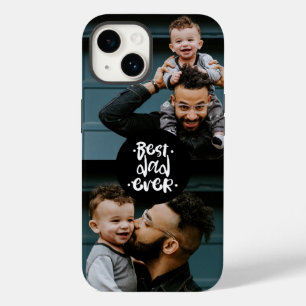 Coque Pour iPhone 14 Meilleur Papa Jamais Deux Fêtes des pères Photo Ca