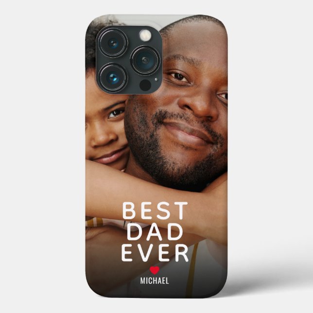 Coques Case-Mate iPhone Meilleur papa jamais photo (Verso)