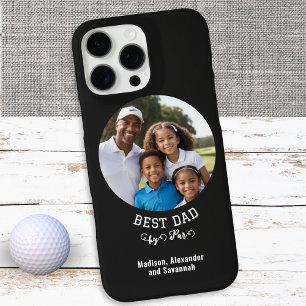 Coques iPhone 16 Pro Max Meilleur Papa Par Photo de Golf pour la Fête des P