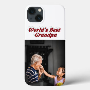 Case-Mate iPhone Case Meilleur papi photo texte bordeaux
