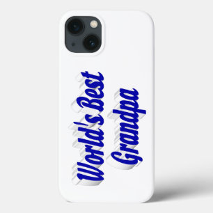 Case-Mate iPhone Case Meilleur texte bleu grand-père