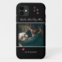 Meilleure maman du monde | Paw chien avec coeur