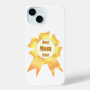 Coque Pour iPhone 15 Meilleure maman jamais Golden Lauréat du prix ruba
