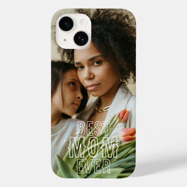 Coques Case-Mate iPhone Meilleure maman jamais photo (Verso)