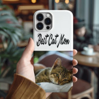 Meilleure photo de maman chat texte noir