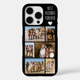 Coques iPhone 16 Pro Meilleures Amies Pour Toujours 6 Photo Noir