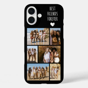 Coques iPhone 16 Plus Meilleures Amies Pour Toujours 6 Photo Noir