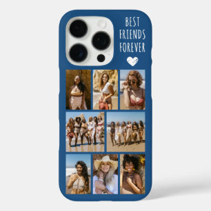 Coques iPhone 16 Pro Meilleures Amies Pour Toujours 8 Photo Bleue