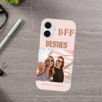 Meilleurs amis rose or photo besties bff noms