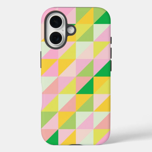 Coques Case-Mate iPhone Mélange Motif de maquette géométrique dans les cou (Verso)