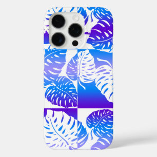 iPhone 16 Pro Case Mélange rayé hawaïen de Makua Monstera