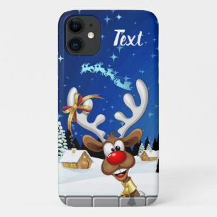 Case-Mate iPhone Case Mème de Noël drôle de renne qui regarde par-dessus