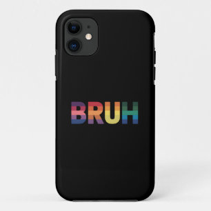 Case-Mate iPhone Case Mème drôle de salutation de frère Bruh gay Fierté 