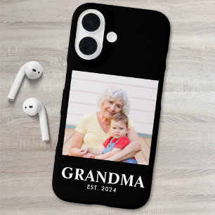 Coque Pour iPhone 16 Mémé noire a établi une photo audacieuse