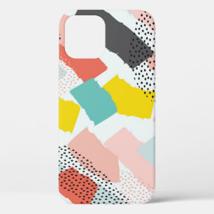 Case-Mate iPhone Case Memphis brosse traits : motif vintage.