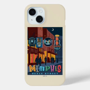 Coque Pour iPhone 15 Memphis, TN   Beale Street Neon