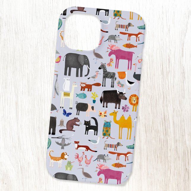 Coques Case-Mate iPhone Ménagerie animale (Fun animal cell phone case with farm, zoo, safari, forest and jungle animals and pets)