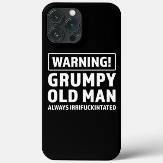 Case-Mate iPhone Case Mens avertissant vieux grumpy vieux homme irribenc