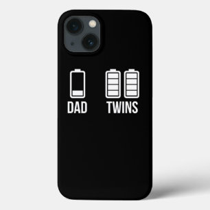 Case-Mate iPhone Case Mens Fatigué Papa Faible batterie Twins Plein Cha