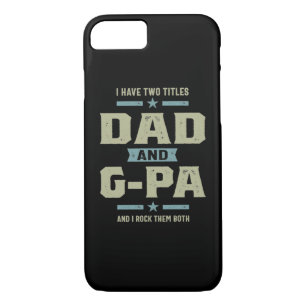Case-Mate iPhone Case Mens J'ai deux titres Papa et G-Pa