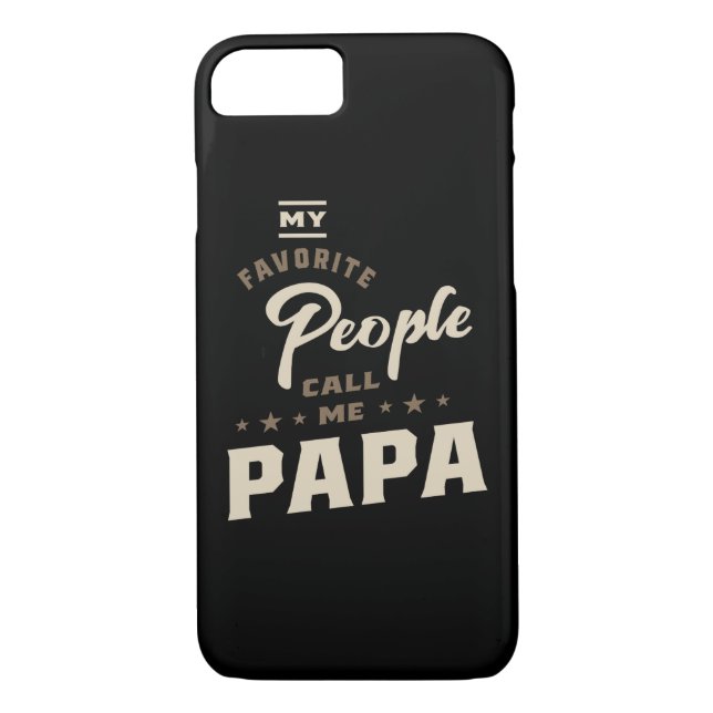 Coques Case-Mate iPhone Mens Mes Favoris Appelez-Moi Papa Cadeau (Dos)