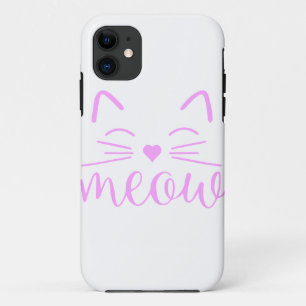 Case-Mate iPhone Case Meow Cute Visage Chat. Costume amusant produit pou