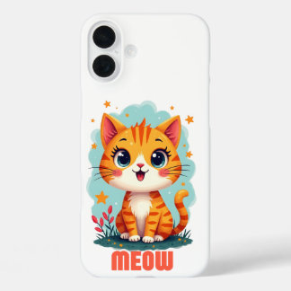 Coques iPhone 16 Plus Meow iPhone 16 Plus Coque-Mate - Protéger Purrfect