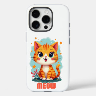 Coques iPhone 16 Pro Meow iPhone 16 Pro Coque-Mate - Protection chic