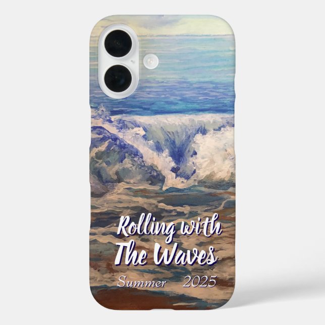 Coques Case-Mate iPhone Mer Bleu Vagues NATURE Personnaliser (Verso)