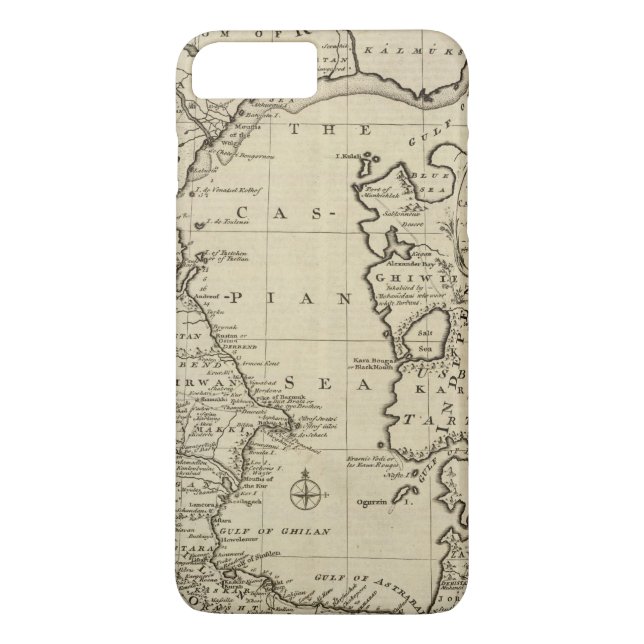 Coques Case-Mate iPhone Mer Caspienne (Dos)