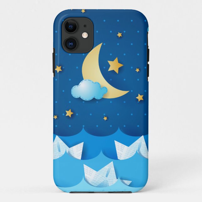 Coques Case-Mate iPhone Mer de nuit (Dos)