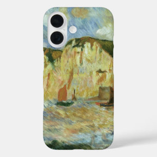 Coques iPhone 16 Mer et falaises de Pierre Renoir, Art Vintage