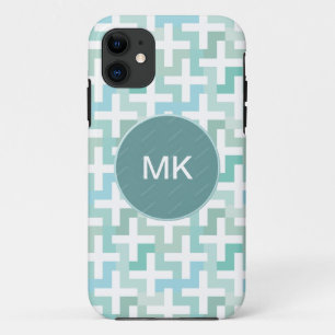 Coques Pour iPhone Mer vert géométrique