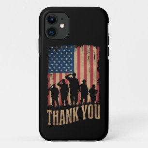Case-Mate iPhone Case Merci Anciens Combattants Jour Américain Drapeau V