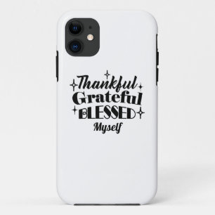 Case-Mate iPhone Case Merci, Gratuit, Béni Étincelant Thanksgiving
