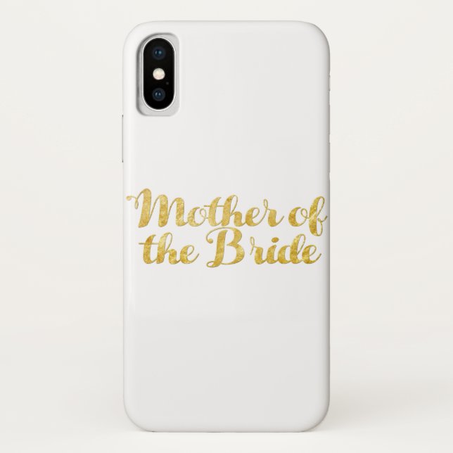 Coques Case-Mate iPhone Mère de l'or de jeune mariée (Dos)